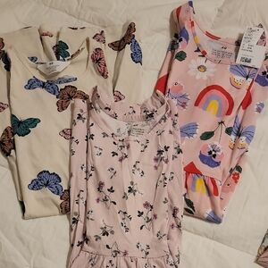 Floral and Rainbow Print Dresses